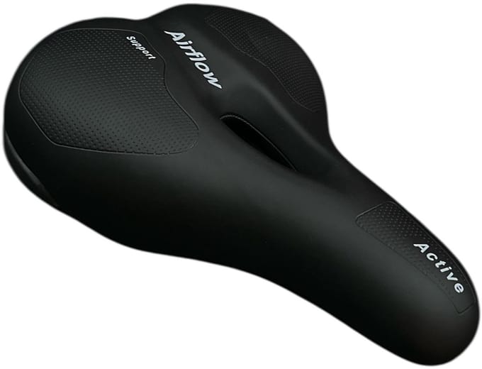 Fietszadel Heren Dames Fiets Comfort Essential Selle Zwart E-bike Stadsfiets