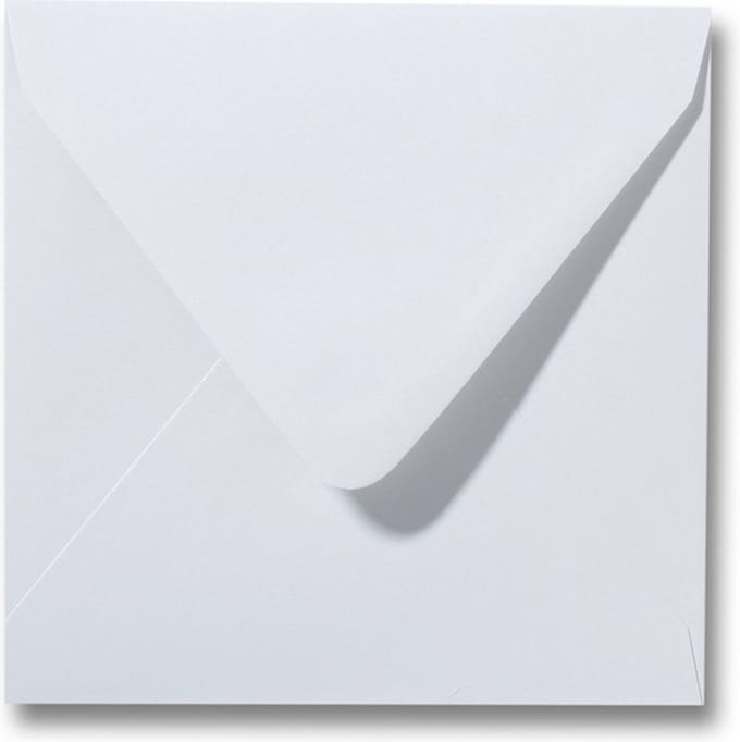 Envelop 16 x 16 Zilvergrijs, 100 stuks