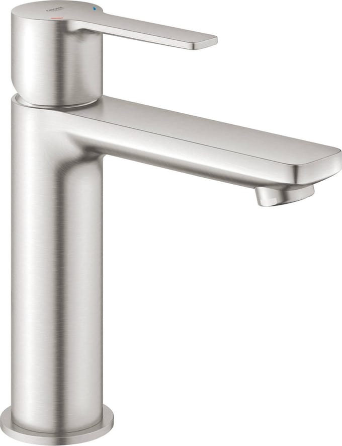 GROHE Lineare Wastafelkraan S - Lage uitloop - Supersteel