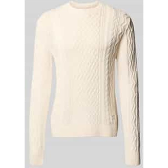 Regular fit gebreide pullover van zuiver katoen