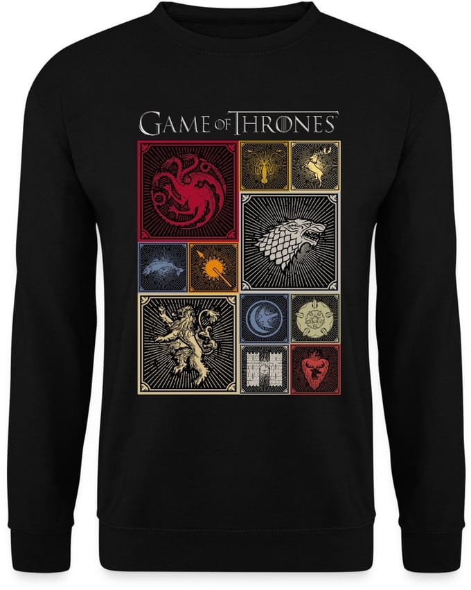 Game Of Thrones Koninkrijken Wapen Tegels Sweater Heren