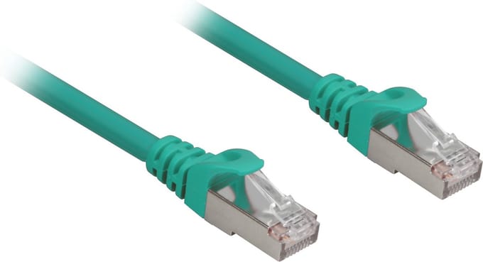 CAT6a sFTP kabel 0.5 meter Groen