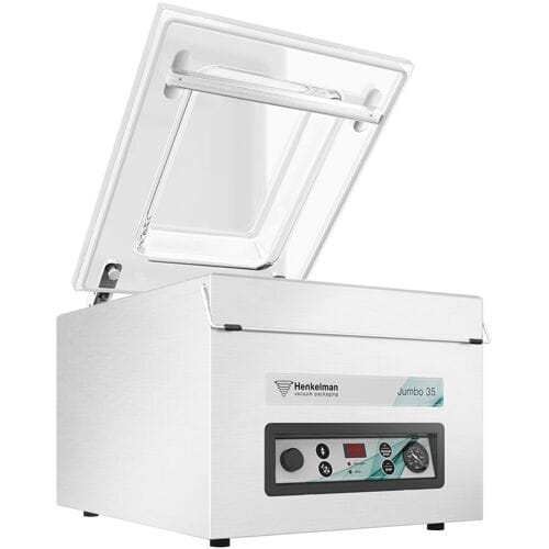 HENKELMAN JUMBO 35 - Kamer-vacumeermachine - 16m³/h - 600 Watt - Digitaal zilver