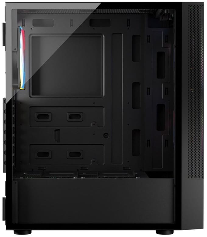Logic Concept Arya Serie - ATX Midi-Tower Behuizing - Zwart - USB 3.0 - ARGB