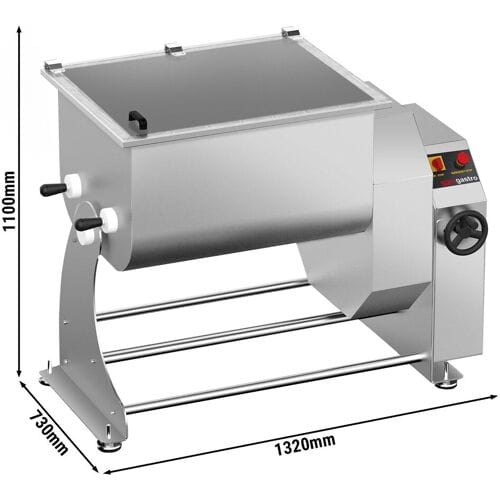 GGM Gastro Elektrischer Fleischmischer - 150 kg - 4,5 kW Zilver