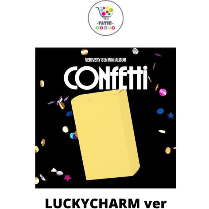 VERIVERY 8e MINI ALBUM [CONFETTI] LUCKYCHARM ver. + Gratis geschenk 1EA yellow