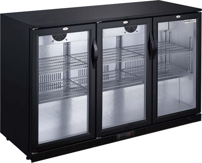 Barkoeling 3-Deurs - 320 Liter - Cooldura CBB3D - Horeca & Professioneel