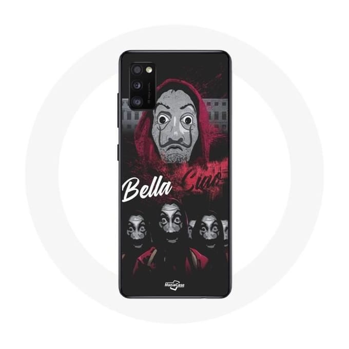 Samsung Galaxy A41 hoesje met het papel bella ciao-logo