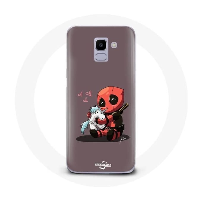 Case voor Samsung Galaxy A6 2018 DeadPool Eenhoorn Eenhoorn