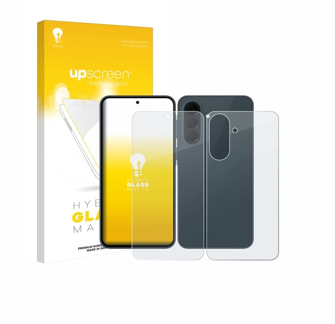 upscreen - Screenprotector voor Samsung Galaxy A37 5G (Voor+Achter) - Folie Beschermfolie Beschermglas matte