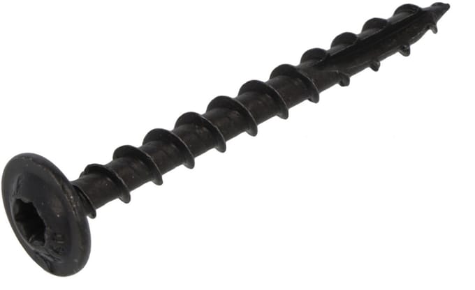Blackline - Tellerkopschroef - TX-30 - 6 x 40mm - Zwart - Voldraad (50 stuks)