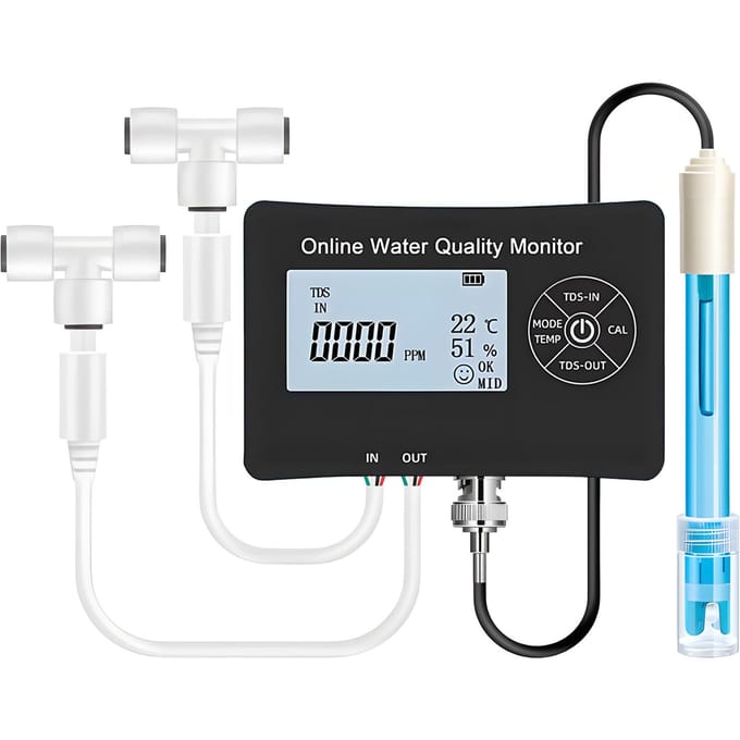 5 in 1 pH-meter voor water Digitale waterkwaliteitstester met één klik kalibratie Battery operated