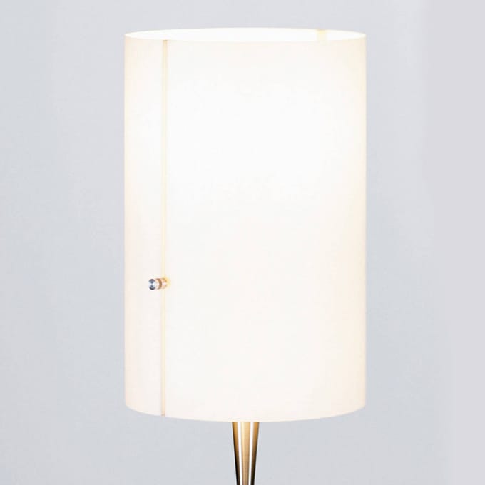 Serien Lighting serien.lighting Club S LED vloerlamp, aluminium