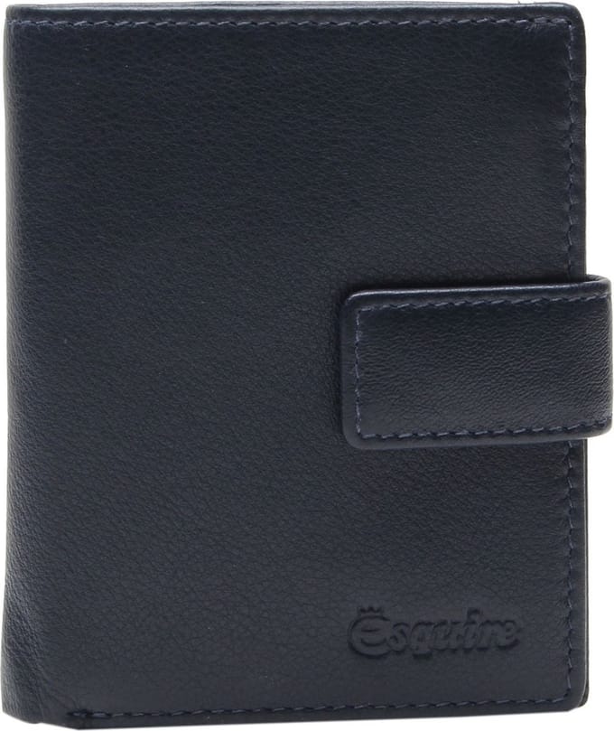 Esquire Leren portemonnee Viktoria 62 Wallet Navy donkerblauw
