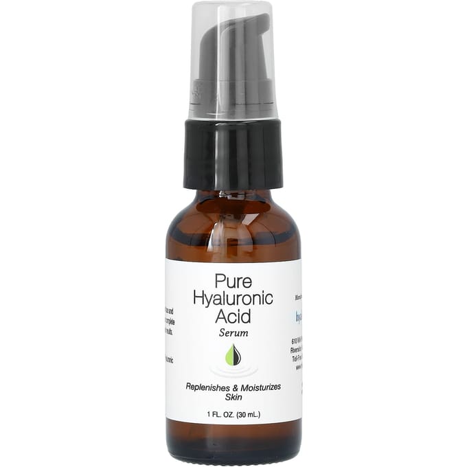 Hyalogic, Pure Hyaluronic Acid Serum, 1 fl oz (30 ml) black