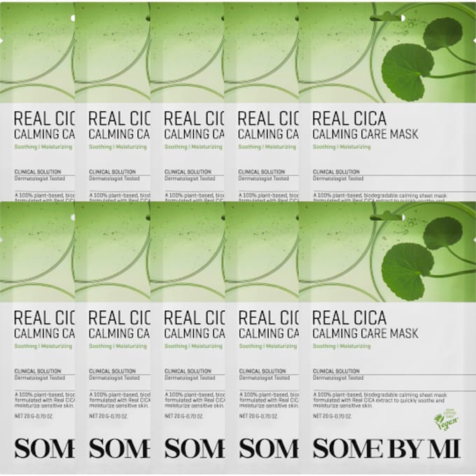 [Promotie] SOME BY MI - Real Cica Calming Care Mask - 10stukken