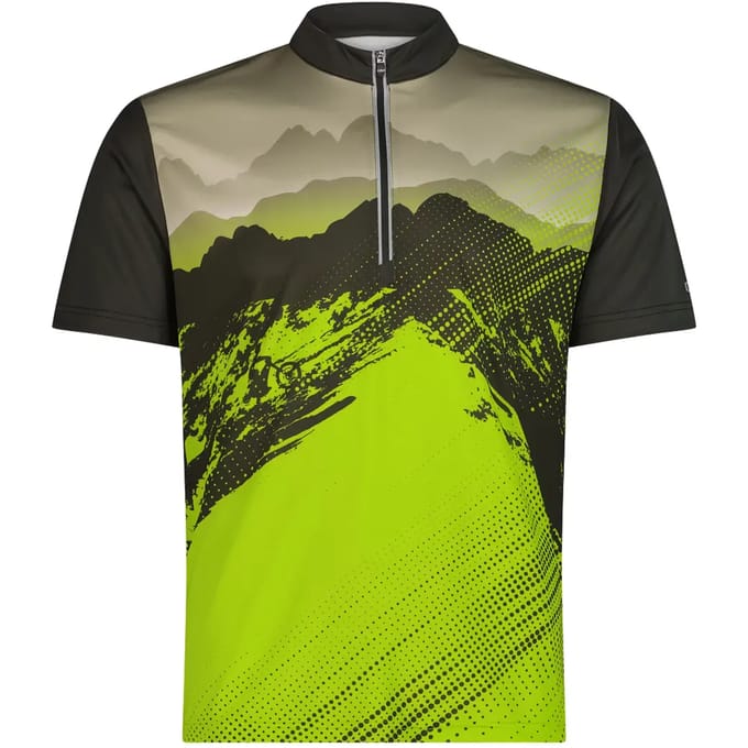 Geprinte T-shirt met rits CMP