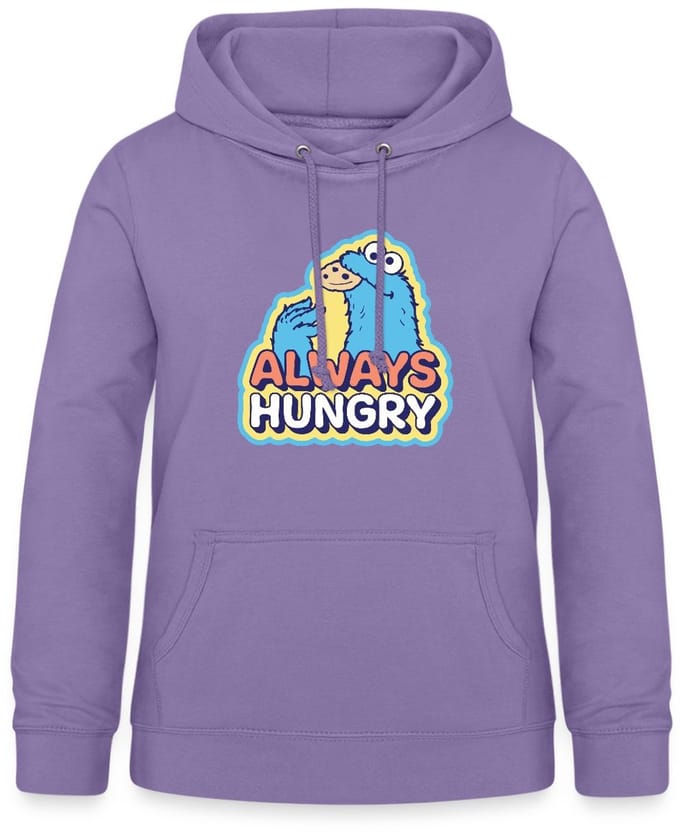 Sesamstraat Koekiemonster Altijd Hongerig Hoodie Dames