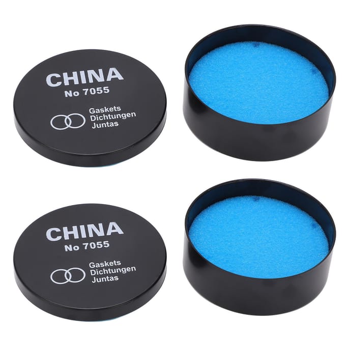 2 stuks Horloge Pakking Vet Waterdicht Afdichtmiddel Accessoire voor Onderhoud Reparatie black
