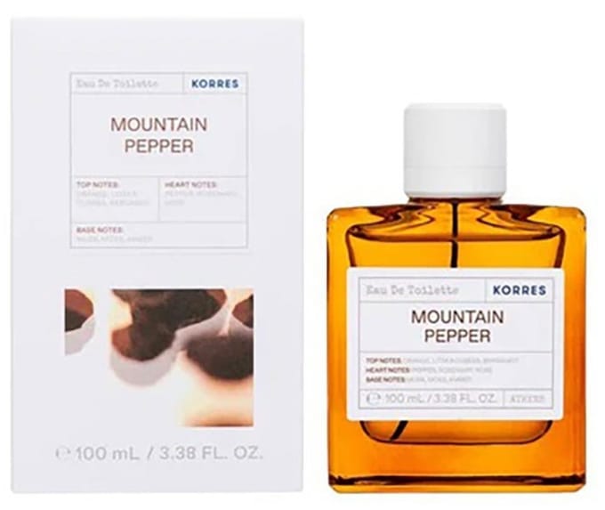Korres Mountain Pepper - Eau de Toilette voor dames en heren - 100ml
