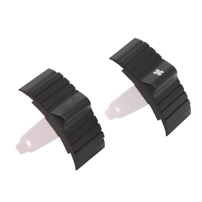 Kit de 2 boutons de commande de climatisation 997653100KIT Structure compacte Remplacement pour Cayman 2006 à 2008 white