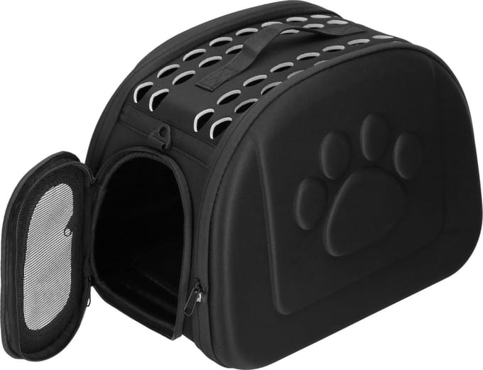 Springos Reismand - Transporttas - Draagbaar - 5kg - Zwart - 20 x 35 x 20 cm