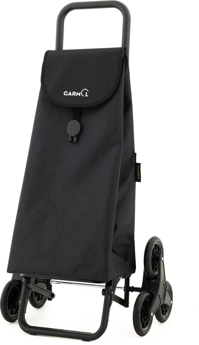 Garmol Boodschappentrolley G3X3 Travel - Trappenstijger - Zwart