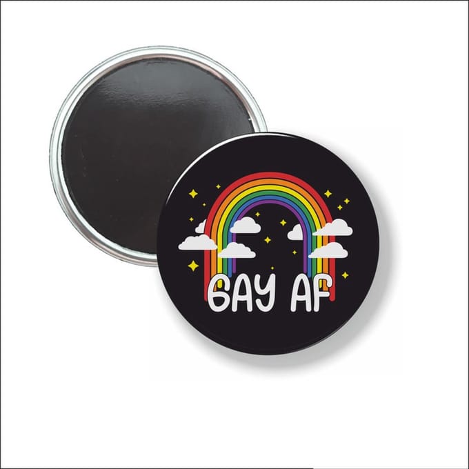 Button Met Magneet 58 MM - GAY AF - NIET VOOR KLEDING