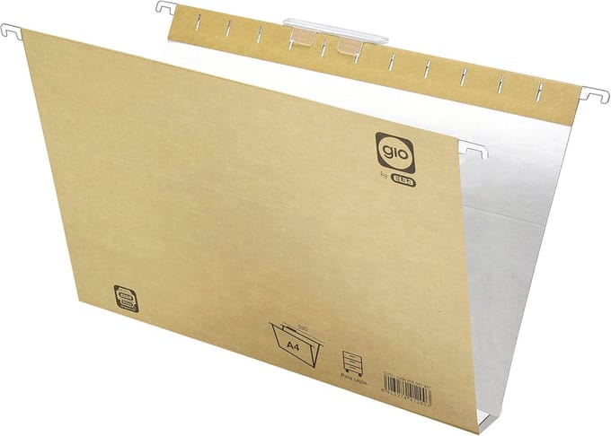 Hangmappen A4 met Volzichttabblad - 25 Stuks Kraftpapier Bicolor