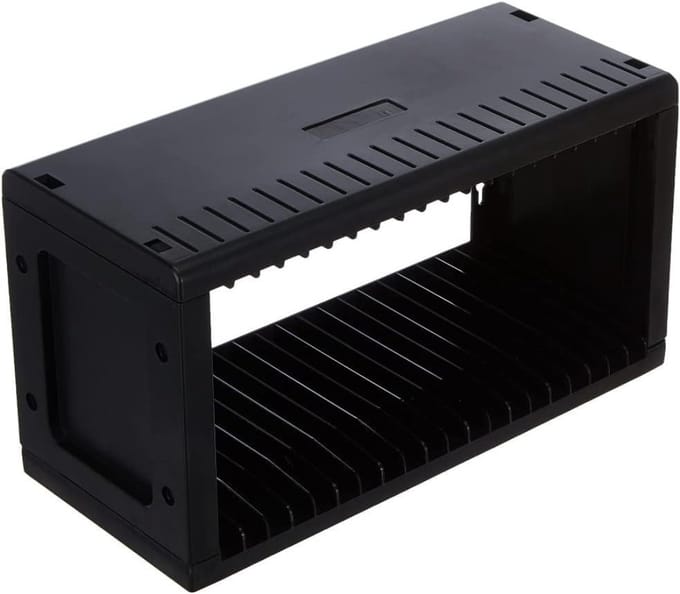 Zyrex® Cd Opbergdoos - Cd Opbergsysteem - Cd Koffer - Zwart - 32cm x 14cm x 6cm