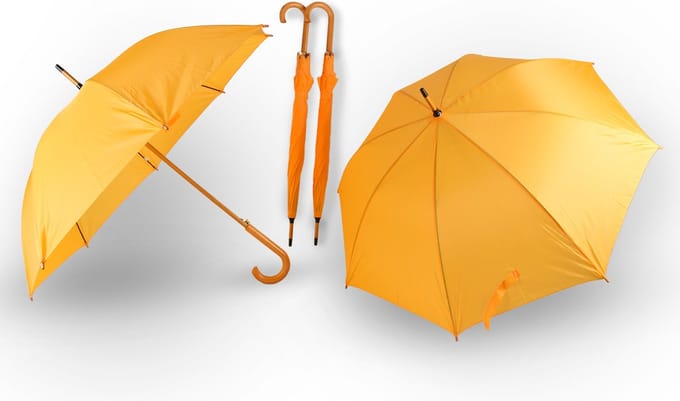 Paraplu Set 4 geel voor Volwassenen Set van 4 | 98cm Diameter – Windproof