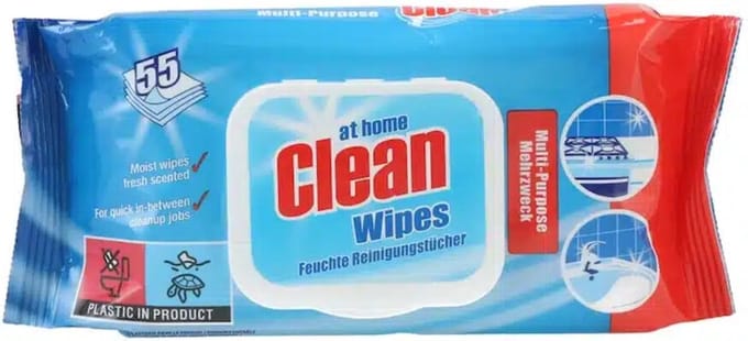 6x At Home Multi Purpose Reinigingsdoekjes 55 stuks