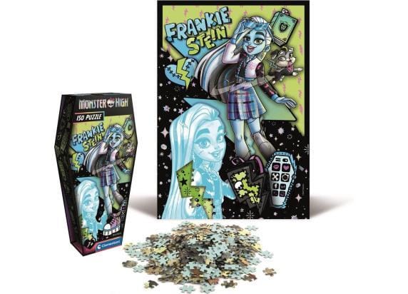 Clementoni - Puzzel - 150 Stukjes - Monster High Coffin Pack Frankie Stein - Puzzel Voor Kinderen Vanaf 7 Jaar