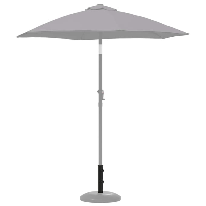 vidaXL - Parasol - Basisbuis - 0.6 - kg - Zwart - IJzer - for - 40-50 - mm - Pole