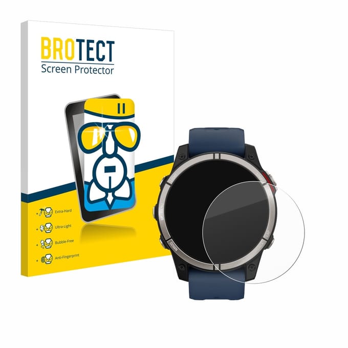 Screenprotector voor Garmin quatix 7 Beschermglas transparant