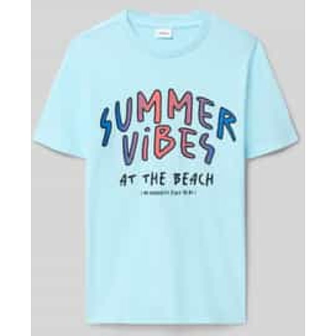 T-shirt van jersey met wisselende print kind s.Oliver