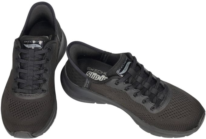 Skechers -Dames - zwart - sneakers - maat 42