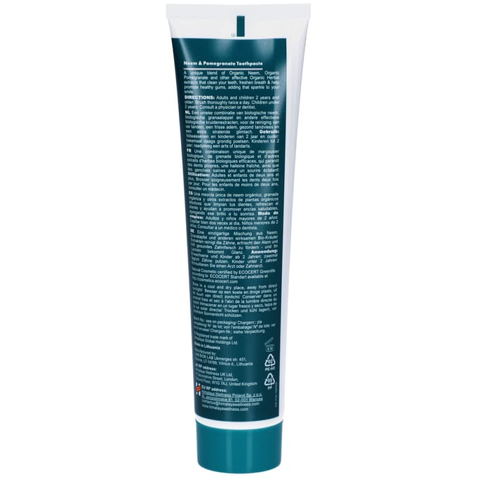 HIMALAYA - Tandpasta - Botanische neemboom - Granaatappel - 150g