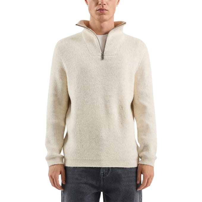 s.Oliver -qs Pullover Offwhite Maat: S | Sweaters Outlet | Heren | Wit