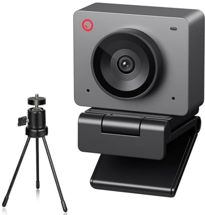 1080P Webcam met AI Tracking en Microfoon voor PC – Perfect voor Streaming en Conferenties