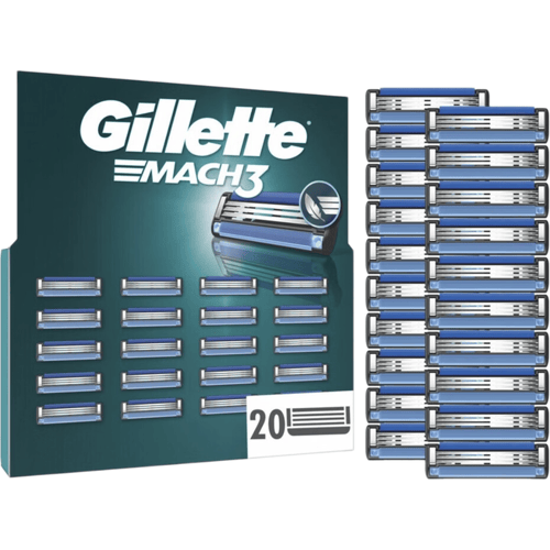 Gillette Mach3 Scheermesjes Bigpack 20 stuks