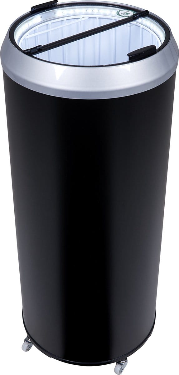 Gastro-Cool PT75 - Party Cooler/Koelton 73 Liter - LED - Zwart/Wit 414500