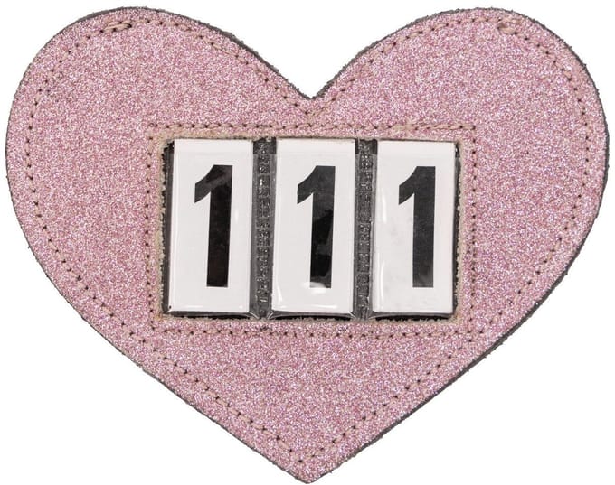 QHP - Nummerhouder Heart - Roze