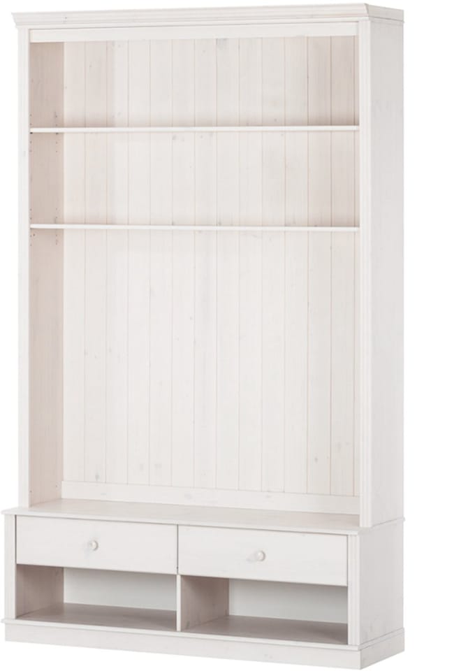 Anita-Boekenkast Lowboard - 2-laden - Wit