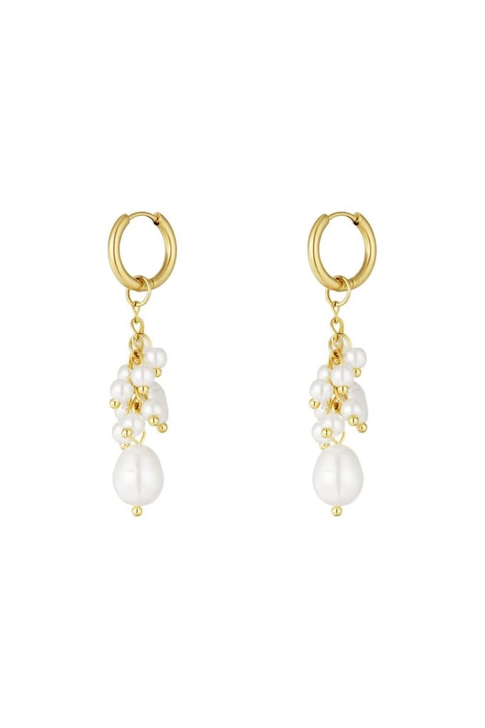 Golden touch oorbellen