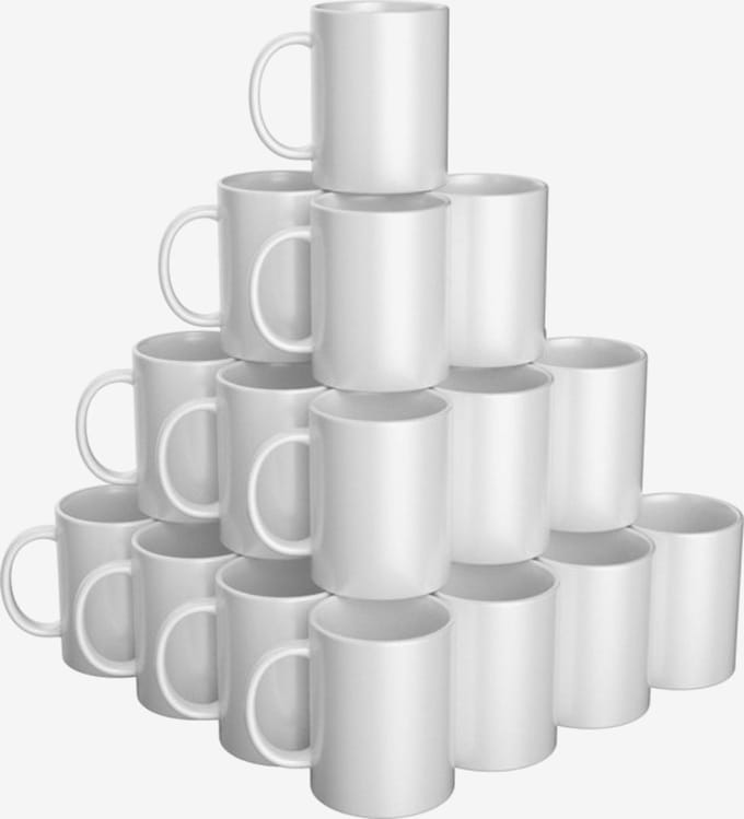 Cricut - mug - white - 425 ml (pack of 36)
