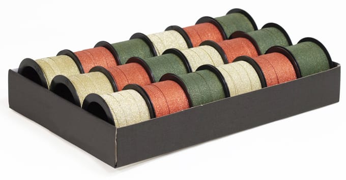 Clairefontaine cadeaulint met glitter 10mm x 10m