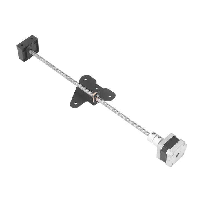 3D Printer Upgrade Kit Dubbele Z-assen Stappenmotorkit met T8 Schroef Lagergeleiding gray