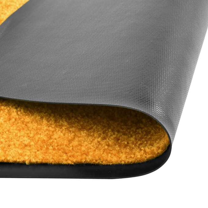 vidaXL - Deurmat - wasbaar - 90x120 - cm - oranje