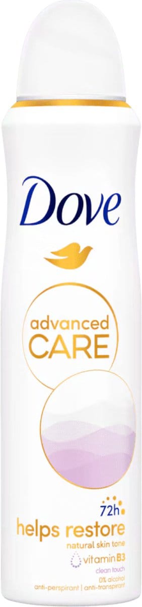 Dove - Deodorant - Spray Clean Touch - Zachte geur en verzorging - 150 ml